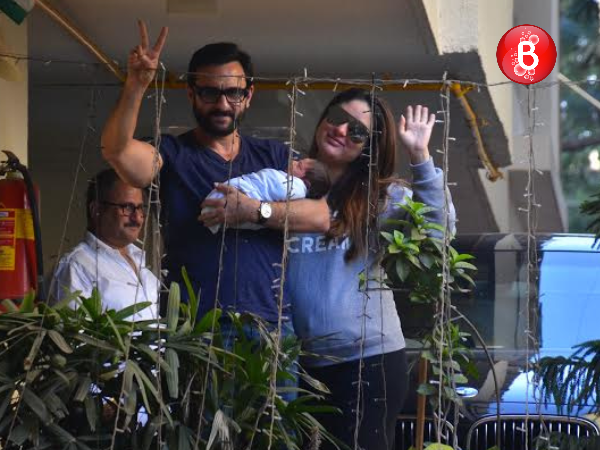 Kareena Kapoor Khan and Saif Ali Khan with Taimur