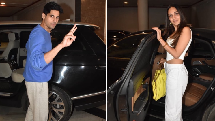 Sidharth Malhotra And Kiara Advani Leave Manish Malhotra S House Fans