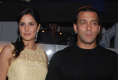 Katrina Kaif with Salman Khan