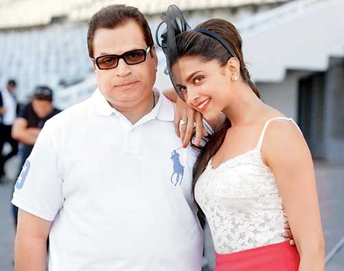 Ramesh Taurani with Deepika Padukone