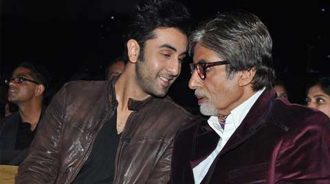 Ranbir Kapoor with Amitabh Bachchan