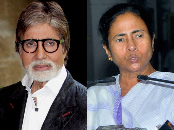 Mamata Banerjee and Amitabh Bachchan