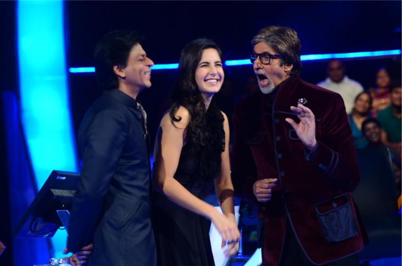 Shahrukh Khan ,Katrina Kaif & Amitabh Bachchan on KBC