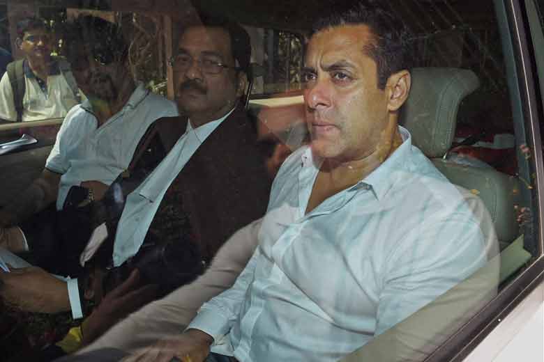 Salman Khan in car