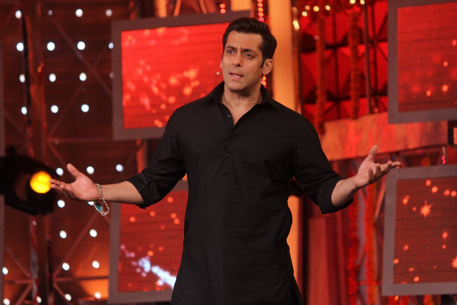 Salman Khan in black