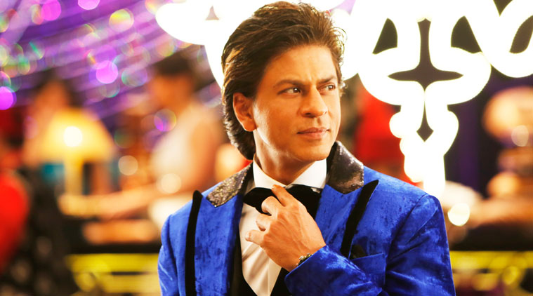 Shahrukh Khan in blue