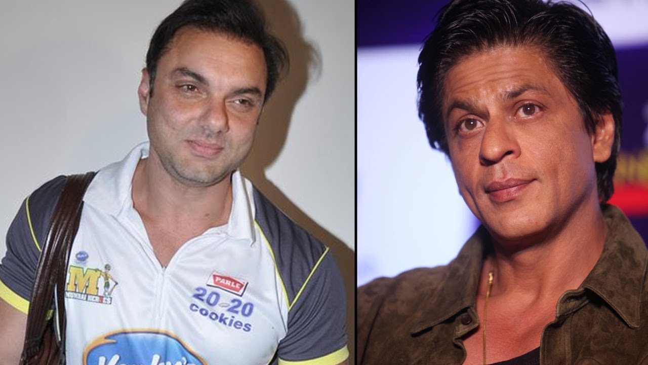 Sohail Khan with Shahrukh Khan