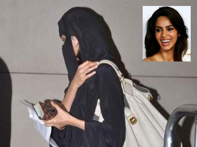 Mallika Sherawat Visits Indore In Burka