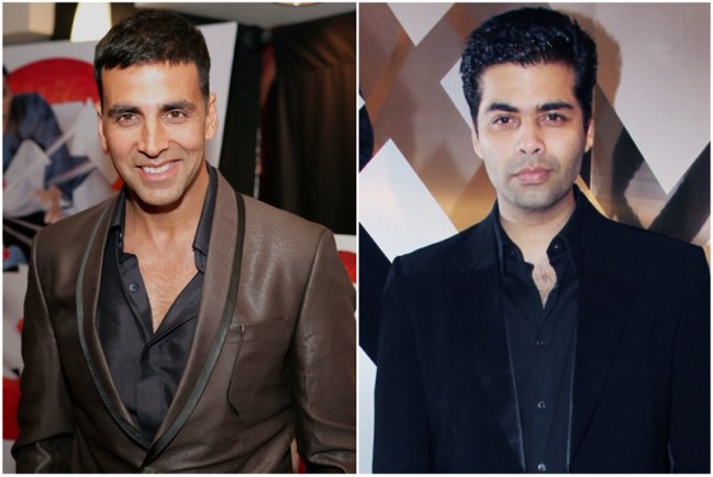 Akshay Kumar and Karan Johar