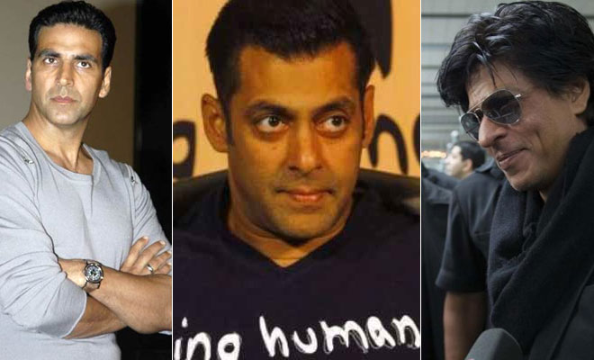 Akshay Kumar,Salman Khan and Shahrukh Khan