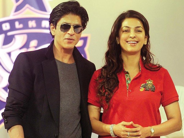 Shahrukh Khan and Juhi chawala