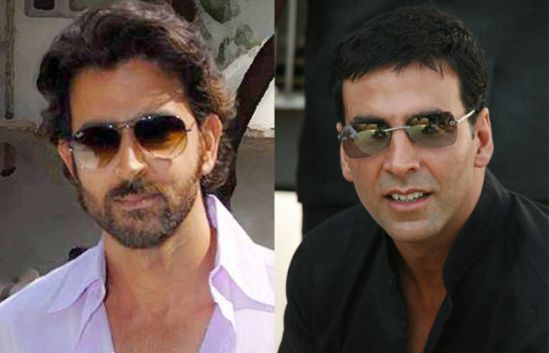 Hrithik Roshan and Akshay Kumar