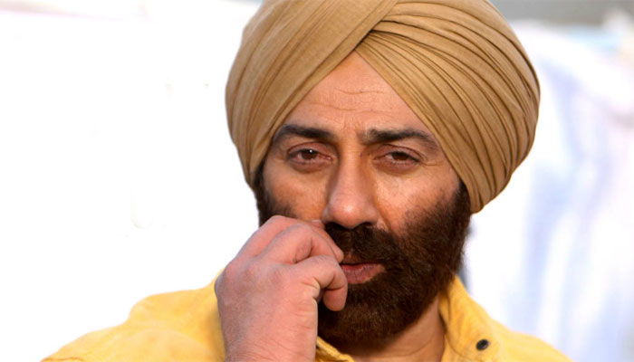 Sunny Deol in serious look.