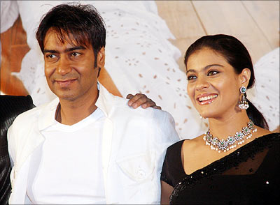 Kajol with Ajay Devgn