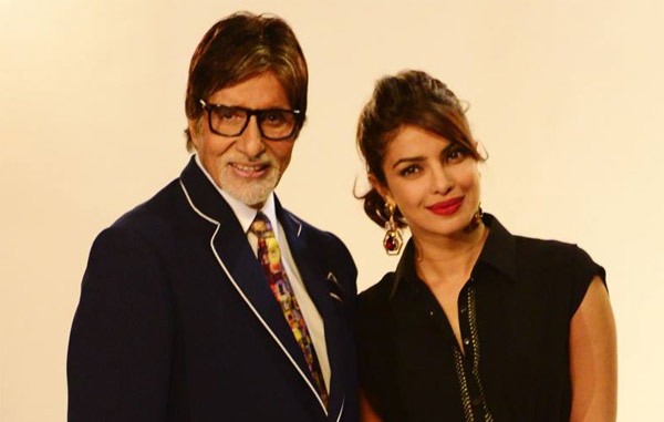 Priyanka Chopra and Amitabh Bachhan