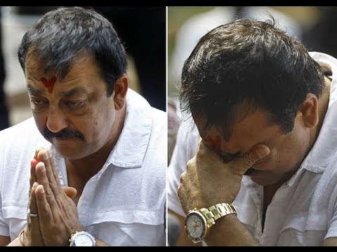 Sanjay Dutt crying.