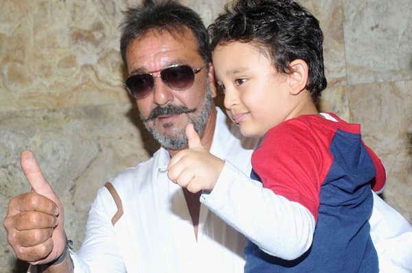 Sanjay Dutt and Son Shahraan