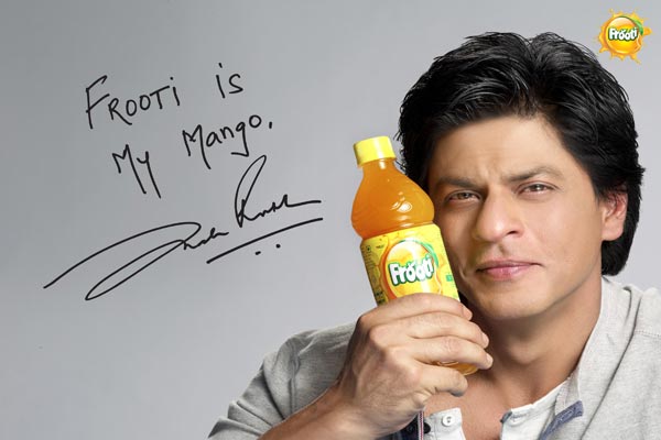 Shah Rukh Khan becomes brand Ambassador of Frooti