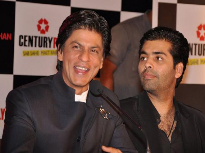 Shah Rukh Khan with Karan Johar