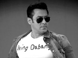 Salman Khan in Being Human T-shirt
