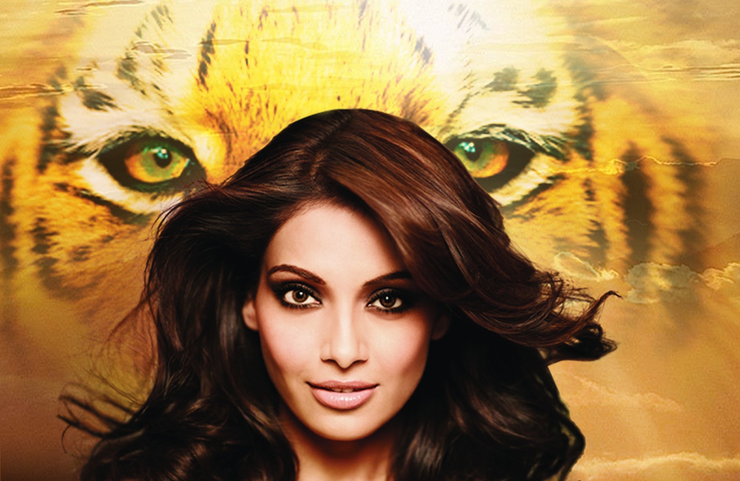 Bipasha Basu with tiger