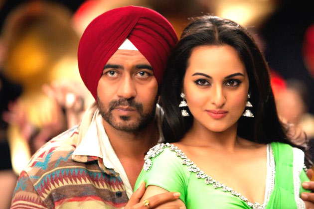 Ajay Devgn with Sonakshi Sinha