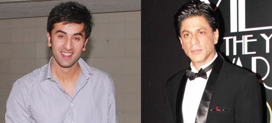 Ranbir Kapoor with Shahrukh Khan