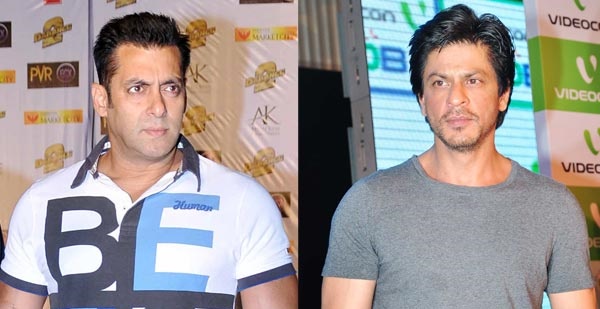 Salman Khan with Shahrukh Khan