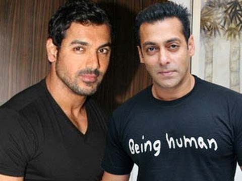 Salman Khan and John Abraham in black