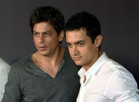 Aamir Khan with Shahruhk Khan