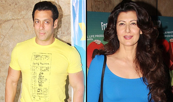 Salman Khan with Sangeeta Bijlani