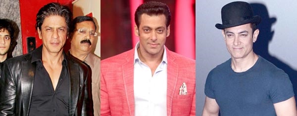 Salman Khan Shahrukh Khan & Aamir Khan