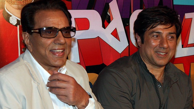 Sunny Deol with his father Dharmendra