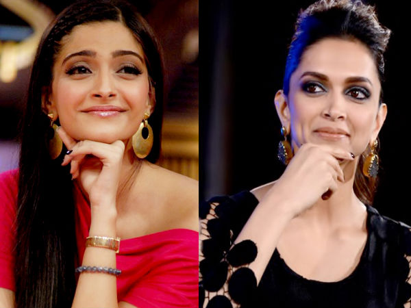 Sonam Kapoor and Deepika Padukone's smirk