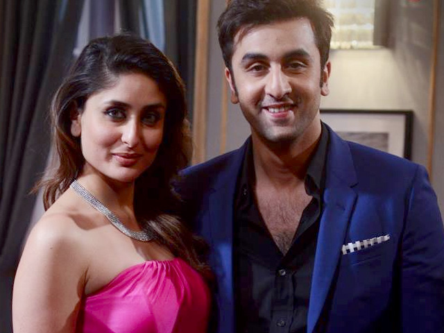 Kareena Kapoor with Ranbir Kapoor