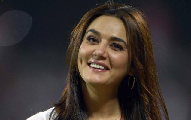Preity Zinta smiling