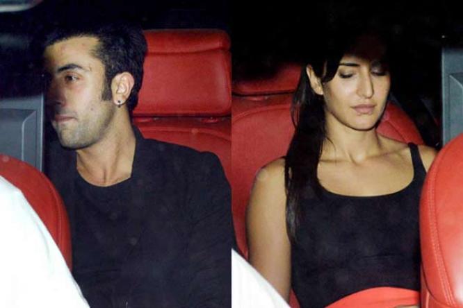 Ranbir Kapoor and Katrina Kaif arrive together at KJo's birthday bash