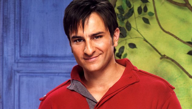 Saif Ali Khan red tshirt