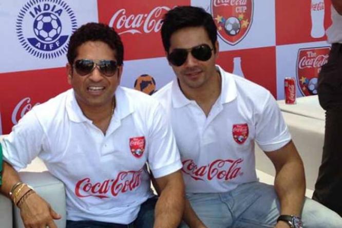 Varun Dhawan met his Idol Sachin Tendulkar