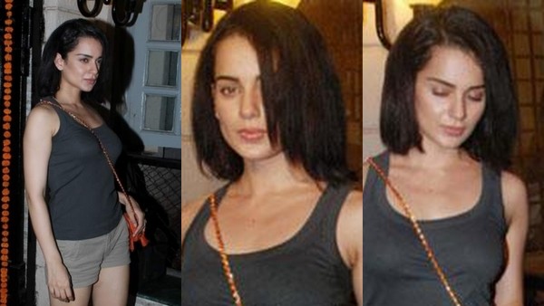 Kangana Ranaut's short hair