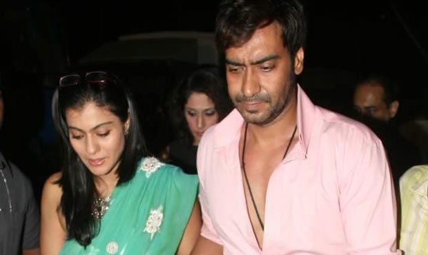 kajol with Ajay Devgn