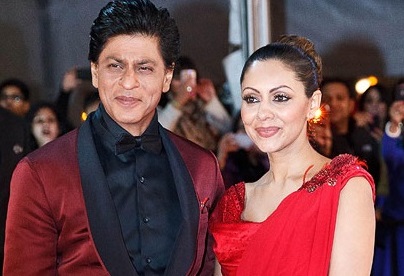 Shahrukh Khan with Gauri Khan