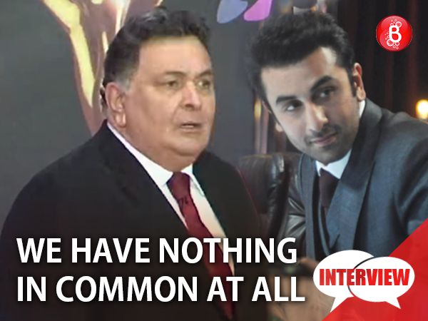 Rishi Kapoor With Ranbir Kapoor