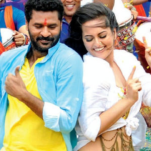 Sonakshi Sinha With Prabhu Deva