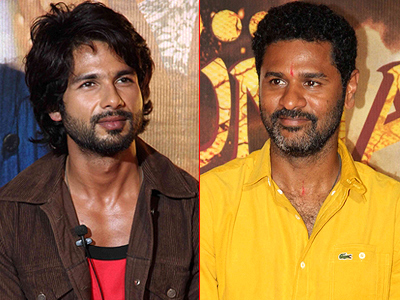 Shahid Kapoor With Prabhu Deva