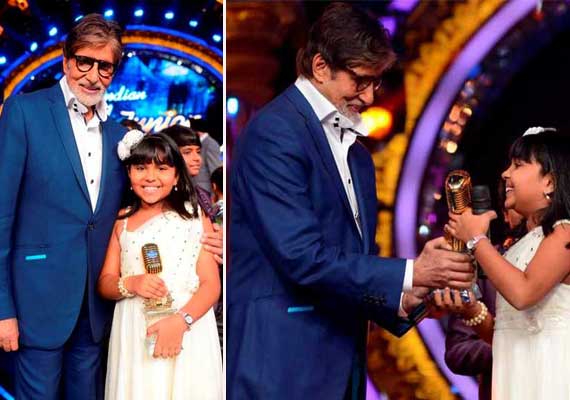 Amitabh Bachchan in Indian Idol Junior