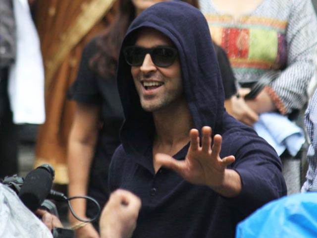 Hrithik Roshan outside Hospital