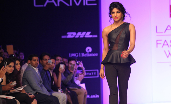 Priyanka Chopra in Lakme Fashion Week