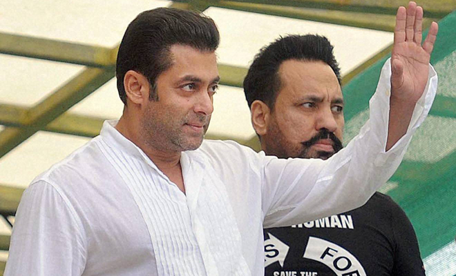 Salman Khan with Shera