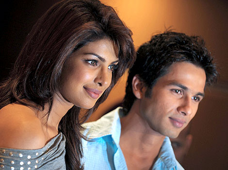Shahid Kapoor with Priyanka Chopra